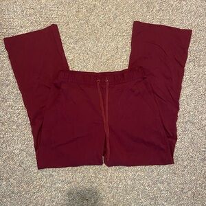 Scrub Pants maroon/burgundy